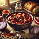 Hungarian goulash, beef stew, paprika, DALL-E