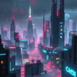 flux futuristic city